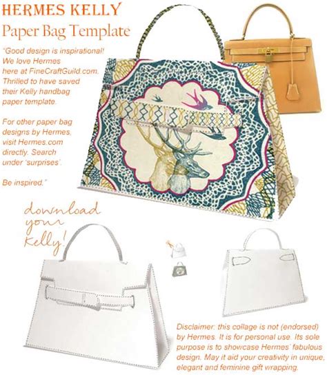 hermes bag template|printable hermes handbag template.